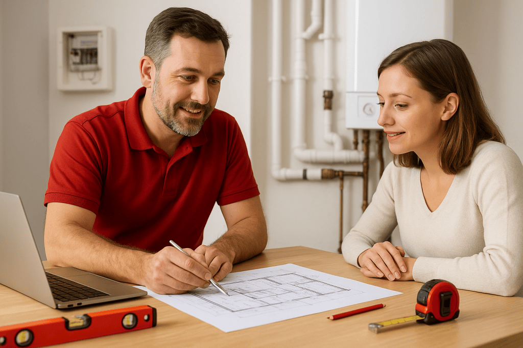 Maßgeschneiderte Konzepte für gefräste Fußbodenheizungen