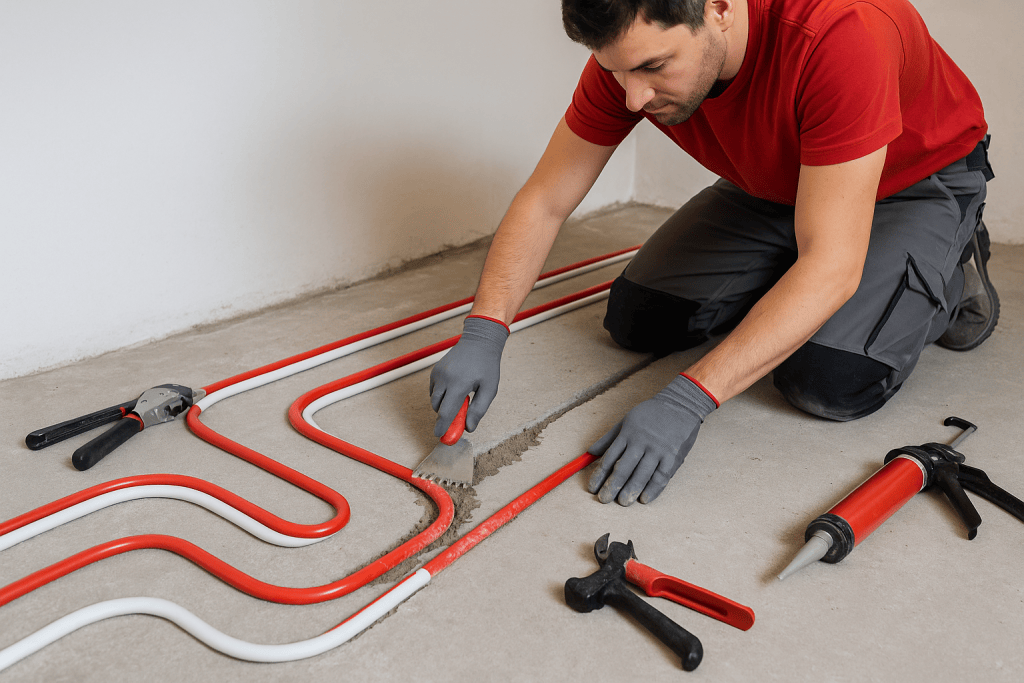 Professionelle Verlegung hochwertiger Aluverbundrohre